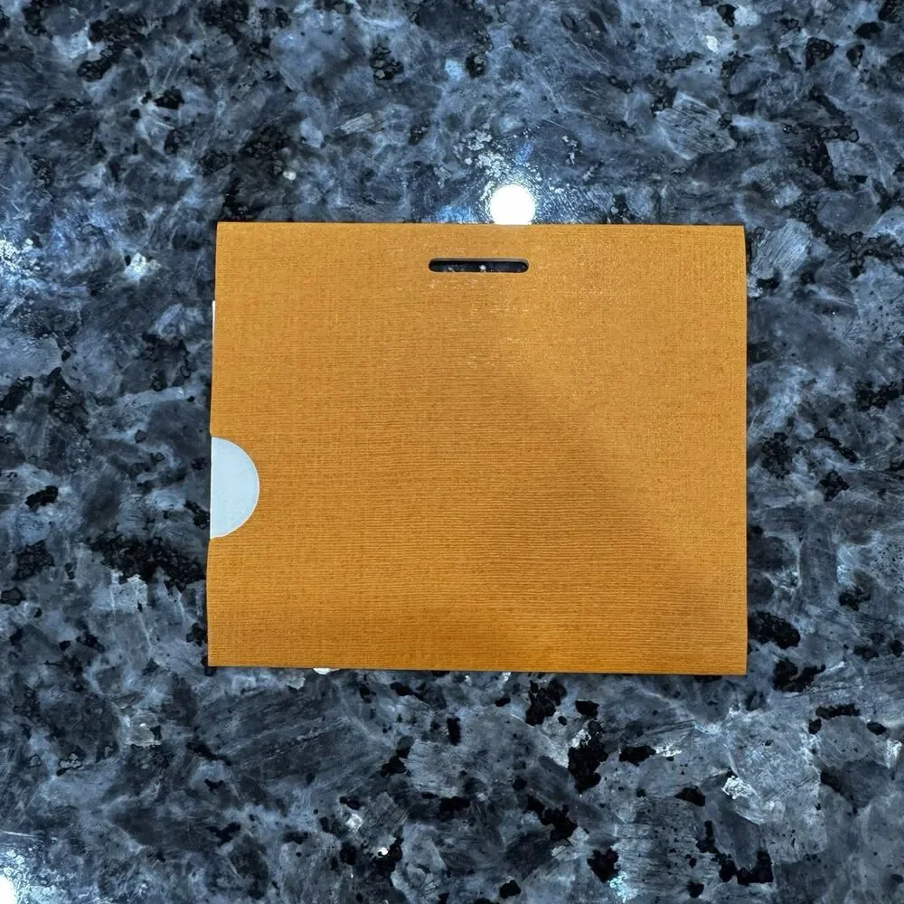 Louis Vuitton Orange Paper Shopping Gift Bag +Receipt Card +Envelope Blank Card